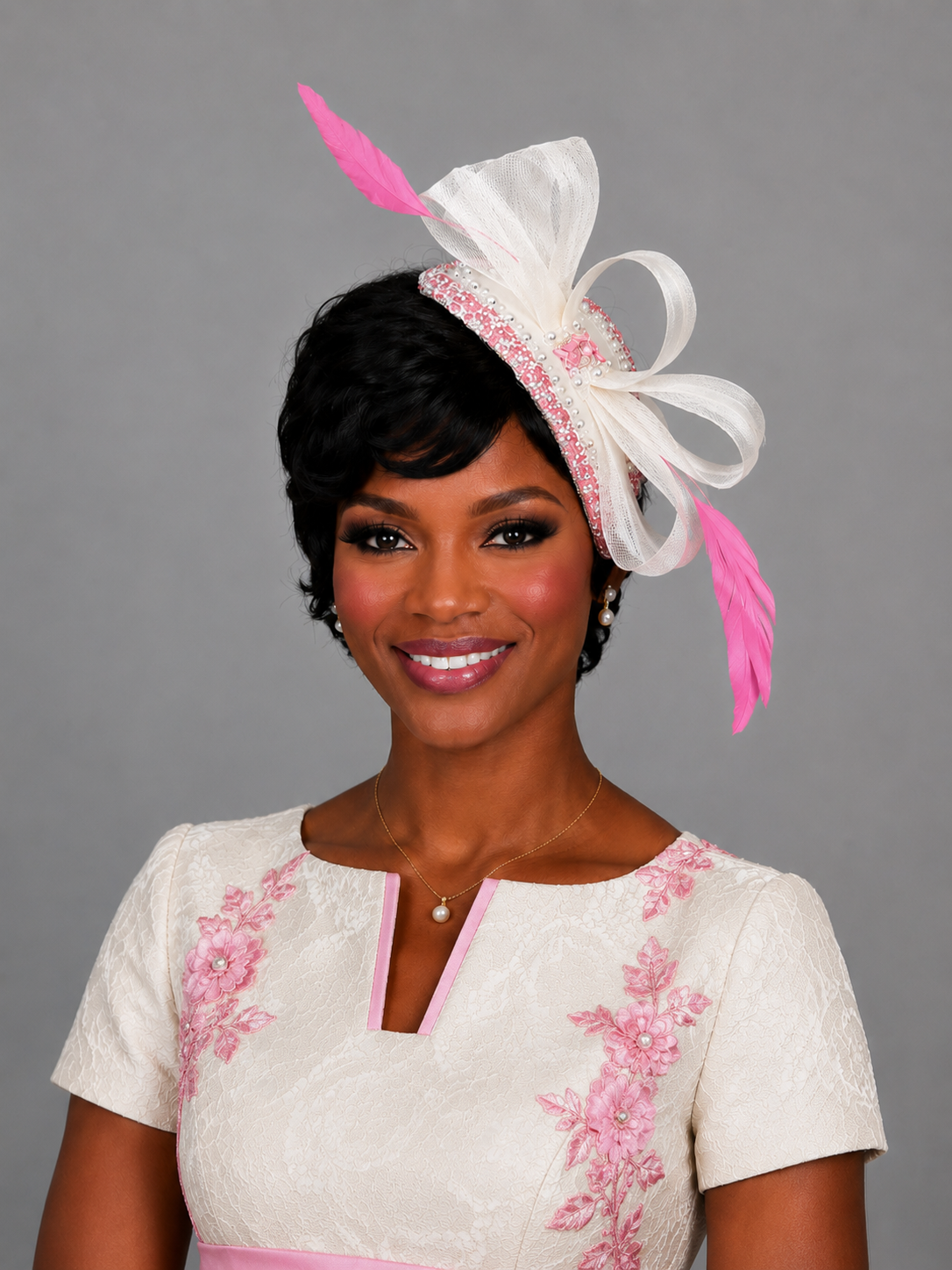 jirahwithwhiteandpinkfascinator